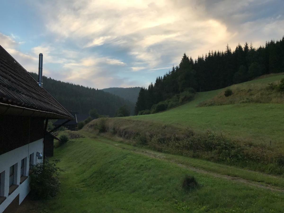 Cafe - Pension Bernreutehof Vöhrenbach Exteriör bild